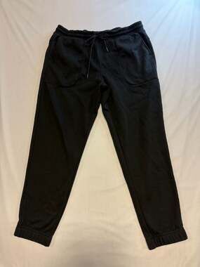 Motion Black Fleece-Lined Jogger Sweatpants, Men's Size XL — Cozy Activewear